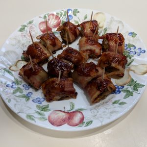 lamb wrapped in bacon